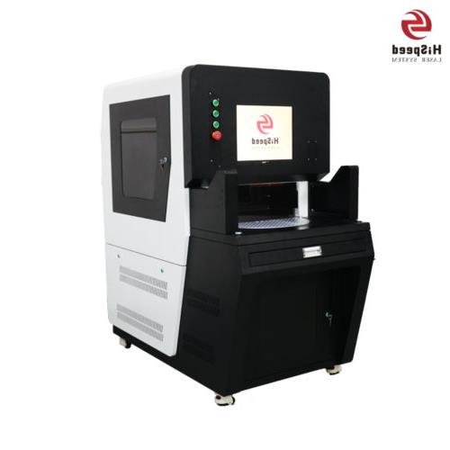 Hispeed Automatic Double Station Fiber Laser Marking Machine
